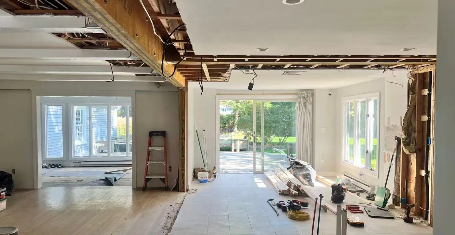 Wayland, MA — 20+ ft load-bearing wall opening